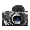 Carbon Fiber Camera Skin Compatible with Sony ZV-1 Mark II (2023) - Mono Camo - Premium 3M Vinyl Protective Wrap Decal Cover - Easy to Apply | Crafted in the USA by MightySkins