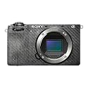 Carbon Fiber Camera Skin Compatible with Sony A6700 Mirrorless Camera (2023) - Scratched Up - Premium 3M Vinyl Protective Wrap Decal Cover - Easy to Apply | Crafted in the USA by MightySkins