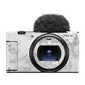 Carbon Fiber Camera Skin Compatible with Sony ZV-1 Mark II (2023) - Viper Snow - Premium 3M Vinyl Protective Wrap Decal Cover - Easy to Apply | Crafted in the USA by MightySkins