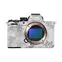 Carbon Fiber Camera Skin Compatible with Sony Alpha A7 Mark V (2025) - Viper Snow - Premium 3M Vinyl Protective Wrap Decal Cover - Easy to Apply | Crafted in the USA by MightySkins