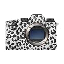 Carbon Fiber Camera Skin Compatible with Sony Alpha 9 III (2024) - Snow Leopard Print - Premium 3M Vinyl Protective Wrap Decal Cover - Easy to Apply | Crafted in the USA by MightySkins