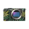Carbon Fiber Camera Skin Compatible with Sony A7C Mark II (2023) - Cannabis Culture - Premium 3M Vinyl Protective Wrap Decal Cover - Easy to Apply | Crafted in the USA by MightySkins