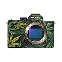Carbon Fiber Camera Skin Compatible with Sony Alpha A7 Mark V (2025) - Cannabis Culture - Premium 3M Vinyl Protective Wrap Decal Cover - Easy to Apply | Crafted in the USA by MightySkins