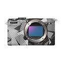 Carbon Fiber Camera Skin Compatible with Sony A7C Mark II (2023) - Mono Camo - Premium 3M Vinyl Protective Wrap Decal Cover - Easy to Apply | Crafted in the USA by MightySkins