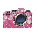 Carbon Fiber Camera Skin Compatible with Sony Alpha 9 III (2024) - Sakura Pink - Premium 3M Vinyl Protective Wrap Decal Cover - Easy to Apply | Crafted in the USA by MightySkins