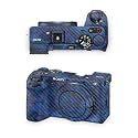 Carbon Fiber Camera Skin Compatible with Sony A6700 Mirrorless Camera (2023) - Blue Ice - Premium 3M Vinyl Protective Wrap Decal Cover - Easy to Apply | Crafted in the USA by MightySkins