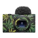 Carbon Fiber Camera Skin Compatible with Sony ZV-1 Mark II (2023) - Cannabis Culture - Premium 3M Vinyl Protective Wrap Decal Cover - Easy to Apply | Crafted in the USA by MightySkins