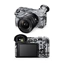 Carbon Fiber Camera Skin Compatible with Sony FX2 Digital Camera (2025) - Gray Camouflage - Premium 3M Vinyl Protective Wrap Decal Cover - Easy to Apply | Crafted in the USA by MightySkins