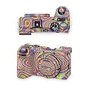 Carbon Fiber Camera Skin Compatible with Sony A6700 Mirrorless Camera (2023) - Gobstopper - Premium 3M Vinyl Protective Wrap Decal Cover - Easy to Apply | Crafted in the USA by MightySkins