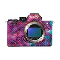 Carbon Fiber Camera Skin Compatible with Sony Alpha A7 Mark V (2025) - Paint Party - Premium 3M Vinyl Protective Wrap Decal Cover - Easy to Apply | Crafted in the USA by MightySkins