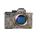 Carbon Fiber Camera Skin Compatible with Sony Alpha A7 Mark V (2025) - Kanati - Premium 3M Vinyl Protective Wrap Decal Cover - Easy to Apply | Crafted in the USA by MightySkins