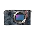 Carbon Fiber Camera Skin Compatible with Sony A7C Mark II (2023) - Storm Cloud - Premium 3M Vinyl Protective Wrap Decal Cover - Easy to Apply | Crafted in the USA by MightySkins