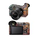 Carbon Fiber Camera Skin Compatible with Sony FX2 Digital Camera (2025) - Lava Water - Premium 3M Vinyl Protective Wrap Decal Cover - Easy to Apply | Crafted in the USA by MightySkins