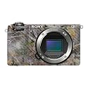 Carbon Fiber Camera Skin Compatible with Sony A6700 Mirrorless Camera (2023) - Kanati - Premium 3M Vinyl Protective Wrap Decal Cover - Easy to Apply | Crafted in the USA by MightySkins