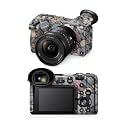 Carbon Fiber Camera Skin Compatible with Sony FX2 Digital Camera (2025) - Riverbed - Premium 3M Vinyl Protective Wrap Decal Cover - Easy to Apply | Crafted in the USA by MightySkins