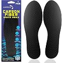 Carbon Fiber Insole 1 Pair for Men & Women, Rigid Support Carbon Fiber Shoe Inserts for Arthritis,Turf Toe, Hallux Limitus, Morton's Toe, Graphite Insole (9.25 in, Women's 8-8.5, Men's 7-7.5)