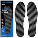 Carbon Fiber Insole, 1 Pair, Rigid Shoe Insert for Arthritis, Turf Toe, Hallux Limitus, Hallux Rigidus, Foot Fractures, Mortons Neuroma Inserts, Alternative to Post Op Shoe 245mm