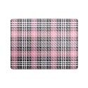 Carbon Fiber Laptop Skin Compatible with Microsoft Surface Laptop 8 13" (2025) - Pink Plaid - Premium 3M Vinyl Protective Wrap Decal Cover - Easy to Apply | Crafted in The USA by MightySkins