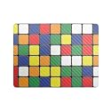 Carbon Fiber Laptop Skin Compatible with Microsoft Surface Laptop 8 13" (2025) - Puzzle Cube - Premium 3M Vinyl Protective Wrap Decal Cover - Easy to Apply | Crafted in The USA by MightySkins