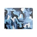 Carbon Fiber Laptop Skin Compatible with Microsoft Surface Laptop 8 13" (2025) - Sky Camouflage - Premium 3M Vinyl Protective Wrap Decal Cover - Easy to Apply | Crafted in The USA by MightySkins