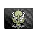 Carbon Fiber Laptop Skin Compatible with Microsoft Surface Laptop 8 13" (2025) - Come in Peace - Premium 3M Vinyl Protective Wrap Decal Cover - Easy to Apply | Crafted in The USA by MightySkins