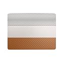 Carbon Fiber Laptop Skin Compatible with Microsoft Surface Laptop 8 13" (2025) - Neutral Stripes - Premium 3M Vinyl Protective Wrap Decal Cover - Easy to Apply | Crafted in The USA by MightySkins
