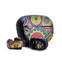 Carbon Fiber Skin Compatible with Bose Ultra Open Earbuds - Flower Wheels - Premium 3M Vinyl Protective Wrap Decal Cover - Easy to Apply | Crafted in The USA by MightySkins