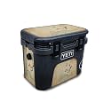 Carbon Fiber Skin Compatible with Yeti Roadie 15 Hard Cooler - Water Dog - Premium 3M Vinyl Protective Wrap Decal Cover - Easy to Apply | Crafted in The USA by MightySkins