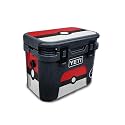 Carbon Fiber Skin Compatible with Yeti Roadie 15 Hard Cooler - Battle Ball - Premium 3M Vinyl Protective Wrap Decal Cover - Easy to Apply | Crafted in The USA by MightySkins