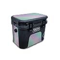 Carbon Fiber Skin Compatible with Yeti Roadie 15 Hard Cooler - Cotton Candy - Premium 3M Vinyl Protective Wrap Decal Cover - Easy to Apply | Crafted in The USA by MightySkins