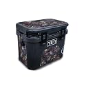 Carbon Fiber Skin Compatible with Yeti Roadie 15 Hard Cooler - Midnight Blossom - Premium 3M Vinyl Protective Wrap Decal Cover - Easy to Apply | Crafted in The USA by MightySkins