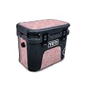 Carbon Fiber Skin Compatible with Yeti Roadie 15 Hard Cooler - Cotton Cloud - Premium 3M Vinyl Protective Wrap Decal Cover - Easy to Apply | Crafted in The USA by MightySkins