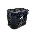 Carbon Fiber Skin Compatible with Yeti Roadie 15 Hard Cooler - Black Camo - Premium 3M Vinyl Protective Wrap Decal Cover - Easy to Apply | Crafted in The USA by MightySkins