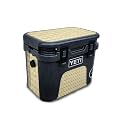 Carbon Fiber Skin Compatible with Yeti Roadie 15 Hard Cooler - Banana Grid - Premium 3M Vinyl Protective Wrap Decal Cover - Easy to Apply | Crafted in The USA by MightySkins