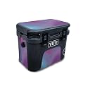 Carbon Fiber Skin Compatible with Yeti Roadie 15 Hard Cooler - Purple Fog - Premium 3M Vinyl Protective Wrap Decal Cover - Easy to Apply | Crafted in The USA by MightySkins