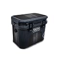 Carbon Fiber Skin Compatible with Yeti Roadie 15 Hard Cooler - Thin Blue Line K9 - Premium 3M Vinyl Protective Wrap Decal Cover - Easy to Apply | Crafted in The USA by MightySkins
