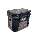 Carbon Fiber Skin Compatible with Yeti Roadie 15 Hard Cooler - Bottomless Shrimp - Premium 3M Vinyl Protective Wrap Decal Cover - Easy to Apply | Crafted in The USA by MightySkins