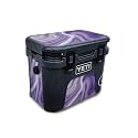 Carbon Fiber Skin Compatible with Yeti Roadie 15 Hard Cooler - Lavendar Acrylic - Premium 3M Vinyl Protective Wrap Decal Cover - Easy to Apply | Crafted in The USA by MightySkins