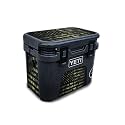 Carbon Fiber Skin Compatible with Yeti Roadie 15 Hard Cooler - American Camo - Premium 3M Vinyl Protective Wrap Decal Cover - Easy to Apply | Crafted in The USA by MightySkins