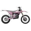 Carbon Fiber Stark Varg MX 2023-2025 Graphics Kit Wrap - Solid Pink - Varg MX Skin - Premium 3M Vinyl Protective Wrap Decal Cover - Easy to Apply | Crafted in The USA by MightySkins
