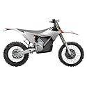 Carbon Fiber Stark Varg MX 2023-2025 Graphics Kit Wrap - Solid White - Varg MX Skin - Premium 3M Vinyl Protective Wrap Decal Cover - Easy to Apply | Crafted in The USA by MightySkins