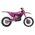 Carbon Fiber Stark Varg MX 2023-2025 Graphics Kit Wrap - Solid Hot Pink - Varg MX Skin - Premium 3M Vinyl Protective Wrap Decal Cover - Easy to Apply | Crafted in The USA by MightySkins