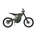 Carbon Fiber Surron Light Bee Graphics Kit Wrap - Solid Olive - Sur-Ron Skin - Premium 3M Vinyl Protective Wrap Decal Cover - Easy to Apply | Crafted in The USA by MightySkins
