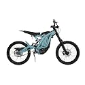 Carbon Fiber Surron Light Bee Graphics Kit Wrap - Solid Baby Blue - Sur-Ron Skin - Premium 3M Vinyl Protective Wrap Decal Cover - Easy to Apply | Crafted in The USA by MightySkins