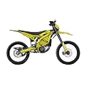 Carbon Fiber Surron Ultra Bee Graphics Kit Wrap - Solid Yellow - Sur-Ron Skin - Premium 3M Vinyl Protective Wrap Decal Cover - Easy to Apply | Crafted in The USA by MightySkins