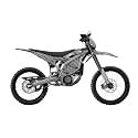 Carbon Fiber Surron Ultra Bee Graphics Kit Wrap - Solid Gray - Sur-Ron Skin - Premium 3M Vinyl Protective Wrap Decal Cover - Easy to Apply | Crafted in The USA by MightySkins