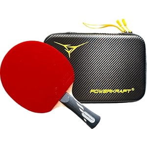 carbon warrior table tennis racket professional tt bat with high spin power blade for intermediate players