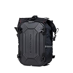 carbonado modpac 10l pro  hardshell  100 waterproof motorcycle backpack  saddle bag  crash guard bag black
