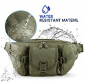 carbonado Waist Bag for Men Side Bag | Fanny Waist Pouch Pack Travel Side Sling WaterProof Waist bag (Green)