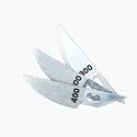 Carborundum Grinding Blades 3PCS, Stainless Steel Files Sanding Tools for Gundam Models, Figurines, and Military Miniatures (3PCS Carborundum Grinding Blades-B)
